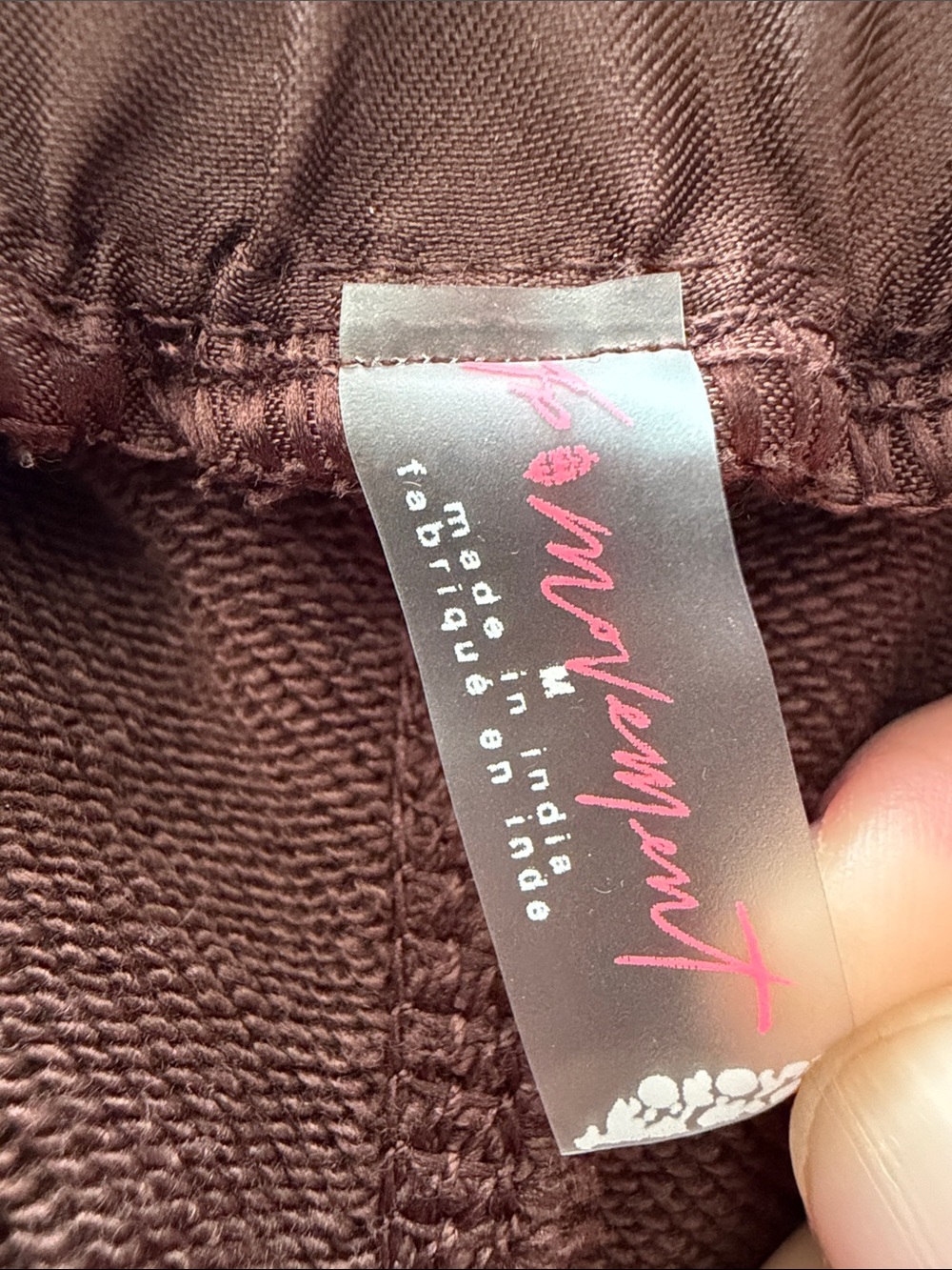 Free People Movement Women’s Brown Drawstring Joggers. - Picture 5 of 8